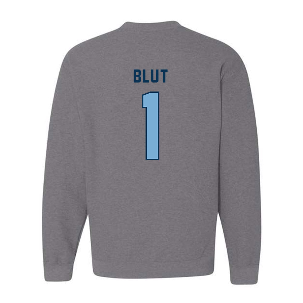 CSU Monterey Bay - NCAA Men's Basketball : Warren Blut - Classic Shersey Crewneck Sweatshirt-1