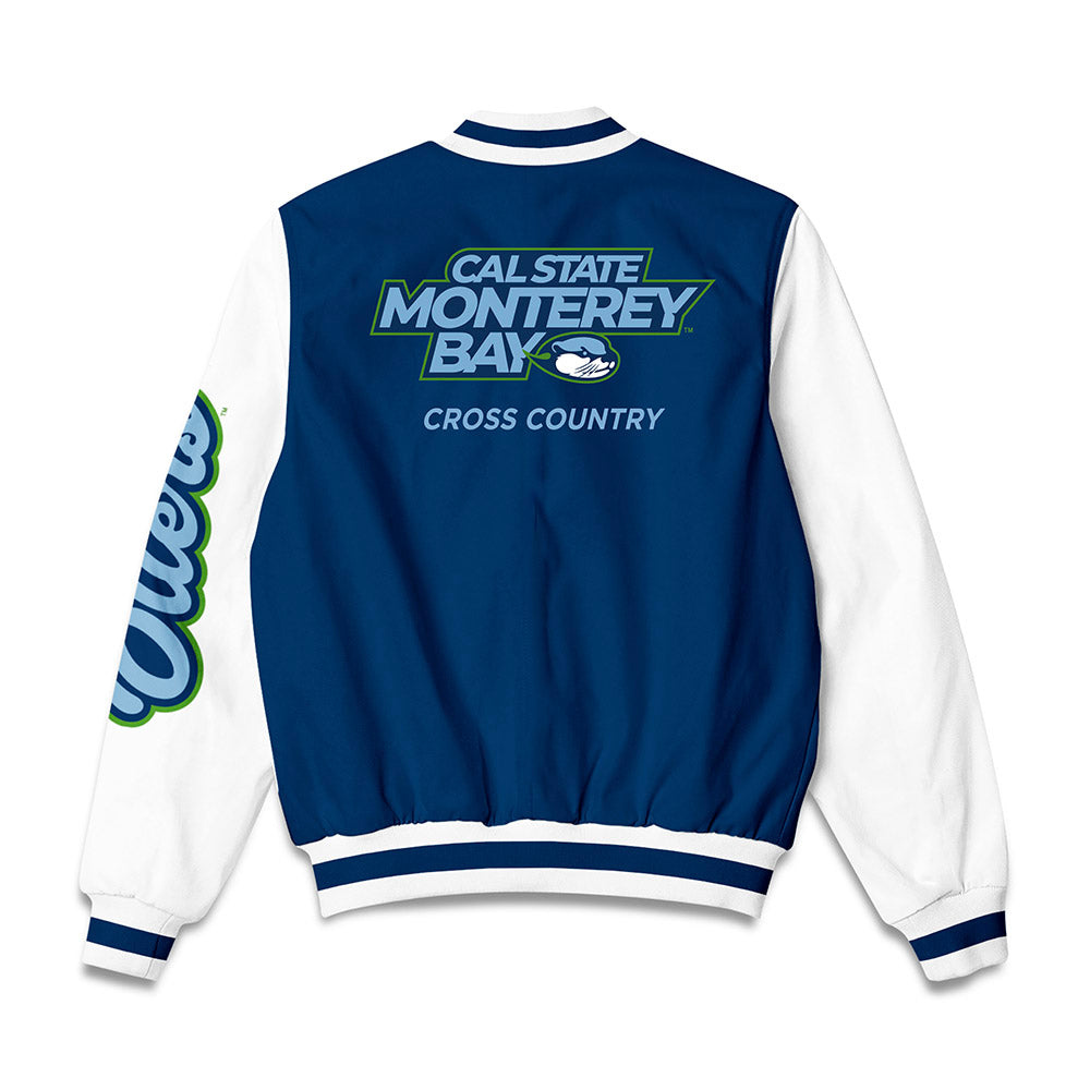 CSU Monterey Bay - NCAA Women's Cross Country : Sidney Logsdon - Bomber Jacket-1
