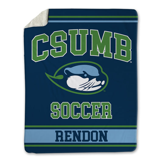 CSU Monterey Bay - NCAA Women's Soccer : Tiger Rendon - Blanket-0