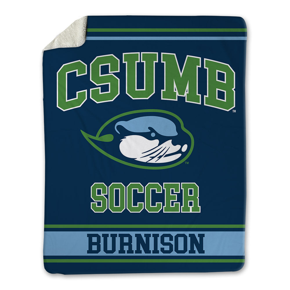 CSU Monterey Bay - NCAA Men's Soccer : Jacob Burnison - Blanket-0