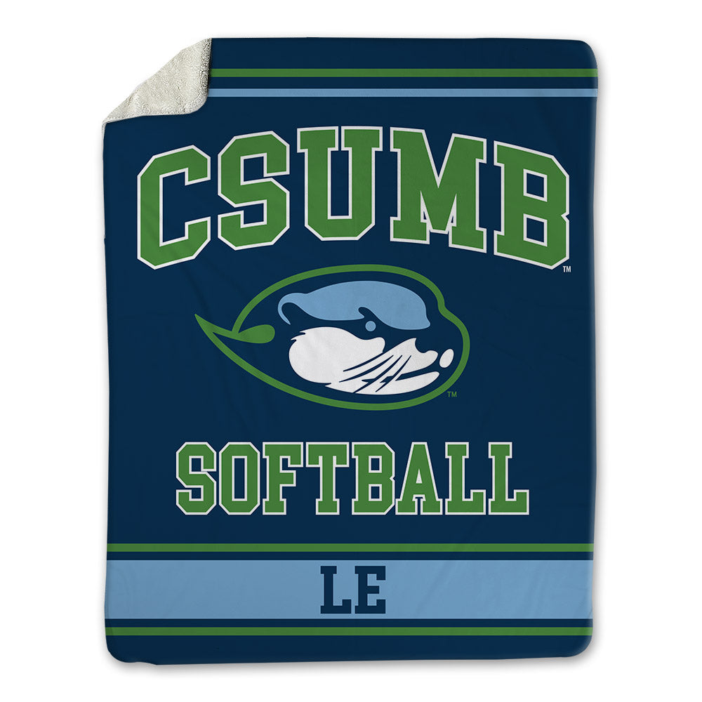 CSU Monterey Bay - NCAA Softball : Kaitlyn Le - Blanket-0