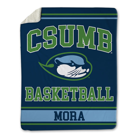 CSU Monterey Bay - NCAA Men's Basketball : Michael Mora - Blanket-0