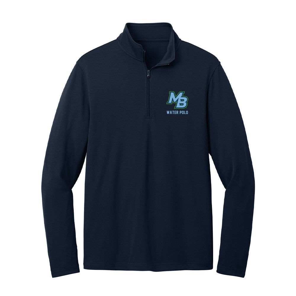 CSU Monterey Bay - NCAA Women's Water Polo : Gabby Swaim - Lightweight Quarter Zip Jacket-0