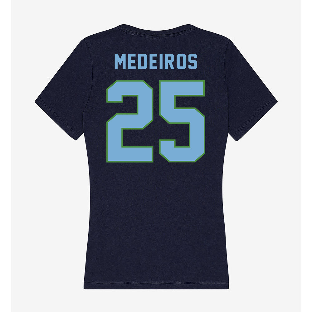 CSU Monterey Bay - NCAA Women's Basketball : Keegan Medeiros - Classic Shersey Women's V-Neck T-Shirt-1