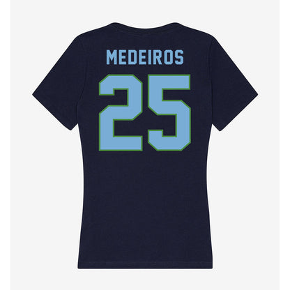 CSU Monterey Bay - NCAA Women's Basketball : Keegan Medeiros - Classic Shersey Women's V-Neck T-Shirt-1