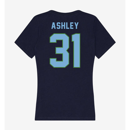 CSU Monterey Bay - NCAA Baseball : Brandon Ashley - Classic Shersey Women's V-Neck T-Shirt-1