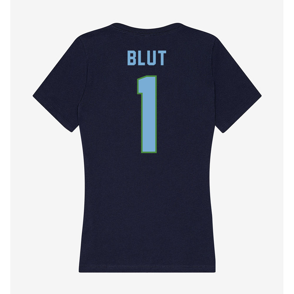 CSU Monterey Bay - NCAA Men's Basketball : Warren Blut - Classic Shersey Women's V-Neck T-Shirt-1