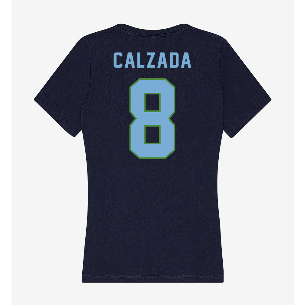 CSU Monterey Bay - NCAA Softball : Catherine Calzada - Classic Shersey Women's V-Neck T-Shirt-1