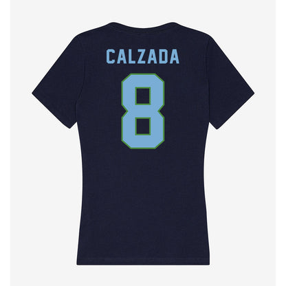 CSU Monterey Bay - NCAA Softball : Catherine Calzada - Classic Shersey Women's V-Neck T-Shirt-1