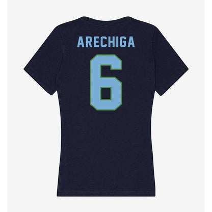 CSU Monterey Bay - NCAA Men's Soccer : Omar Arechiga - Classic Shersey Women's V-Neck T-Shirt-1