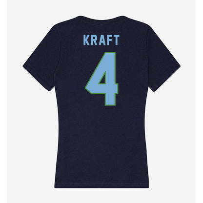 CSU Monterey Bay - NCAA Women's Volleyball : Jenna Kraft - Classic Shersey Women's V-Neck T-Shirt-1