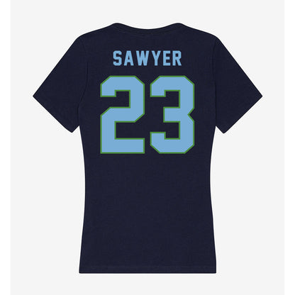 CSU Monterey Bay - NCAA Women's Soccer : Jordan Sawyer - Classic Shersey Women's V-Neck T-Shirt-1