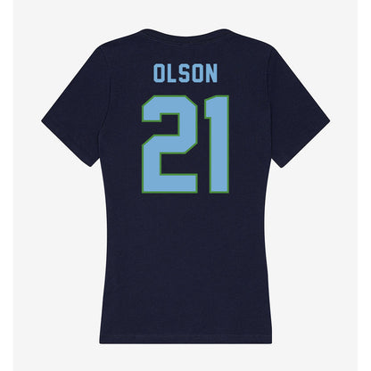 CSU Monterey Bay - NCAA Women's Volleyball : Piper Olson - Classic Shersey Women's V-Neck T-Shirt-1