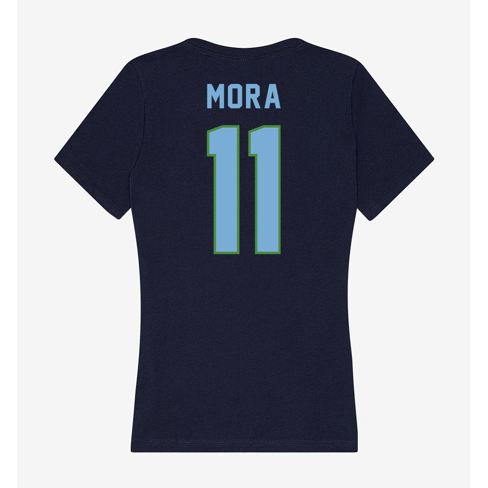 CSU Monterey Bay - NCAA Men's Basketball : Michael Mora - Classic Shersey Women's V-Neck T-Shirt-1