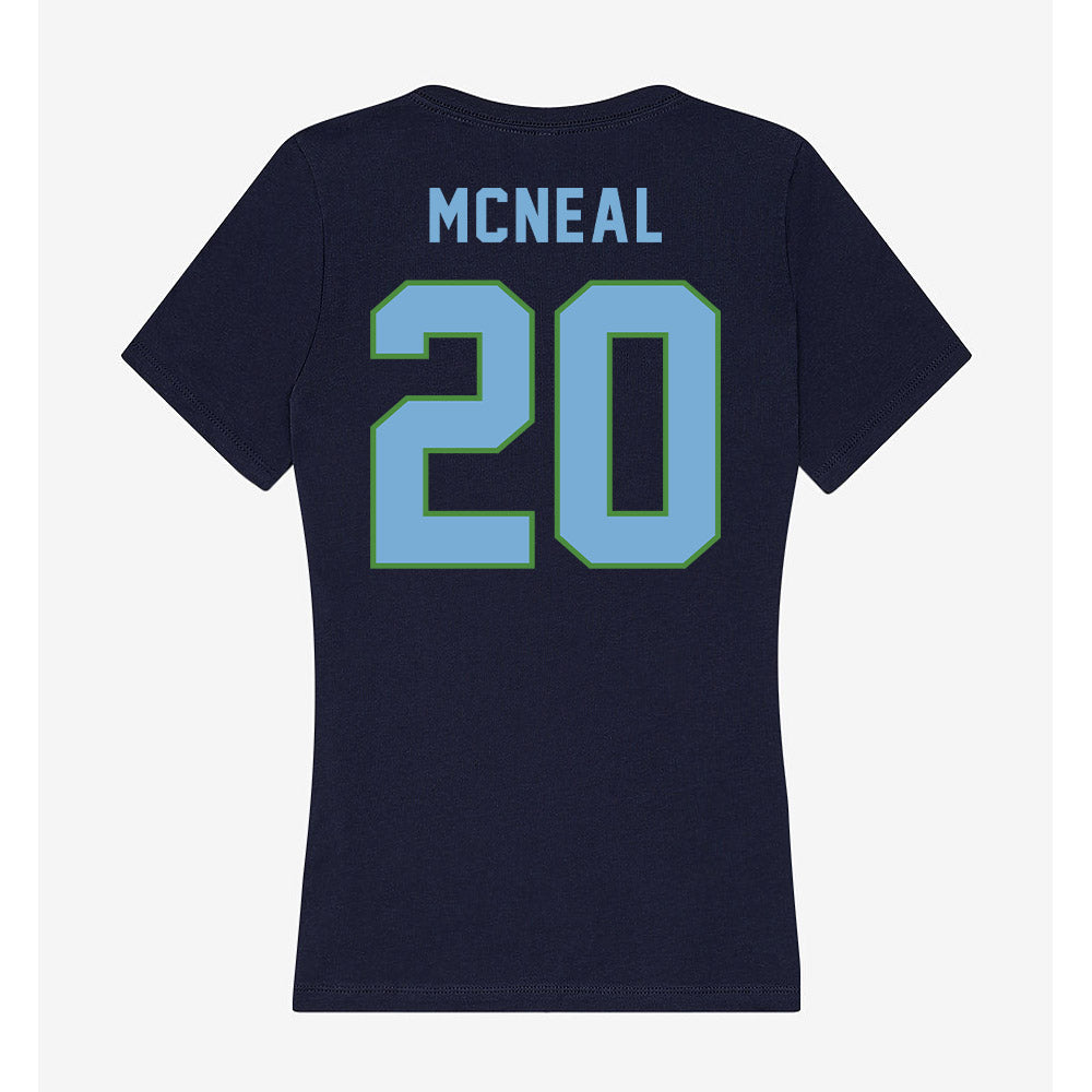 CSU Monterey Bay - NCAA Women's Basketball : Jayden McNeal - Classic Shersey Women's V-Neck T-Shirt-1