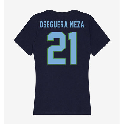 CSU Monterey Bay - NCAA Men's Soccer : Alvaro Oseguera Meza - Classic Shersey Women's V-Neck T-Shirt-1