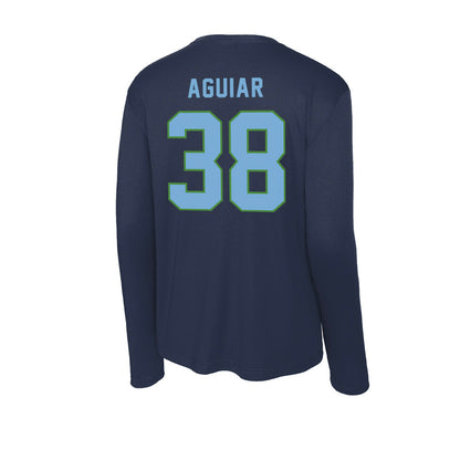 CSU Monterey Bay - NCAA Baseball : Drew Aguiar - Classic Shersey Activewear Long Sleeve T-Shirt-1