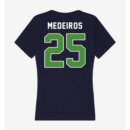 CSU Monterey Bay - NCAA Women's Basketball : Keegan Medeiros - Classic Shersey Women's V-Neck T-Shirt-1