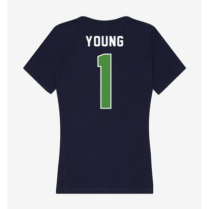CSU Monterey Bay - NCAA Women's Basketball : Aliyah Young - Classic Shersey Women's V-Neck T-Shirt-1