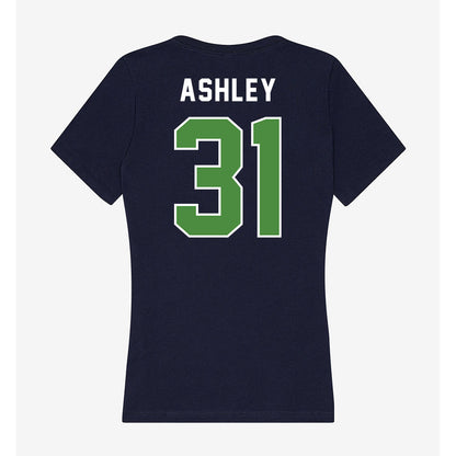 CSU Monterey Bay - NCAA Baseball : Brandon Ashley - Classic Shersey Women's V-Neck T-Shirt-1