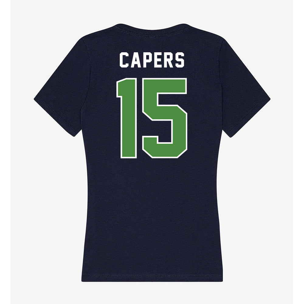 CSU Monterey Bay - NCAA Women's Basketball : Sasha Capers - Classic Shersey Women's V-Neck T-Shirt-1