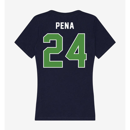 CSU Monterey Bay - NCAA Women's Basketball : Janelle Pena - Classic Shersey Women's V-Neck T-Shirt-1