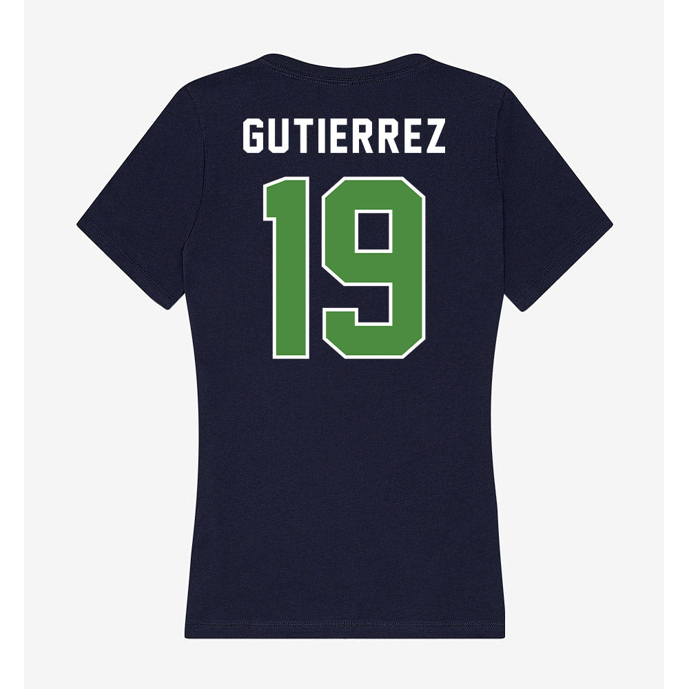 CSU Monterey Bay - NCAA Women's Water Polo : Olivia Gutierrez - Classic Shersey Women's V-Neck T-Shirt-1
