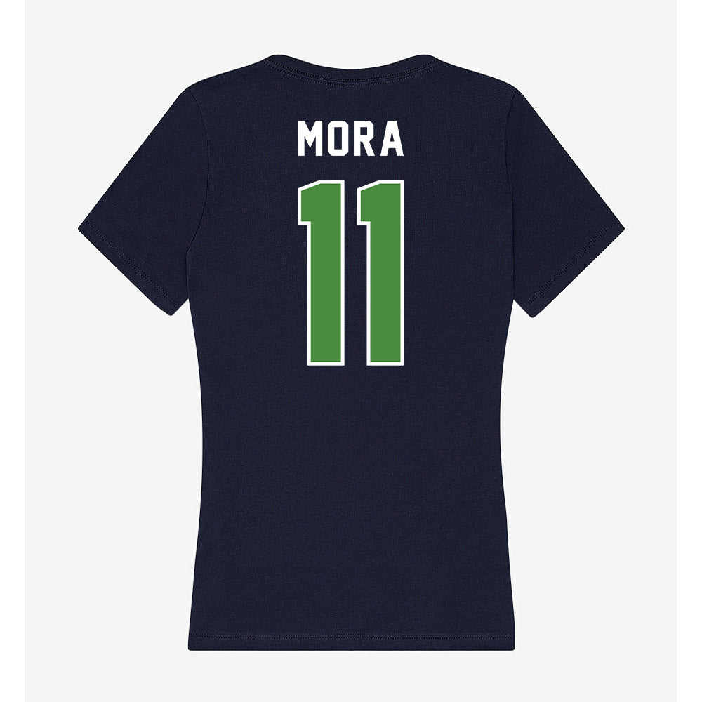 CSU Monterey Bay - NCAA Men's Basketball : Michael Mora - Classic Shersey Women's V-Neck T-Shirt-1