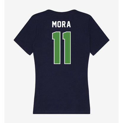 CSU Monterey Bay - NCAA Men's Basketball : Michael Mora - Classic Shersey Women's V-Neck T-Shirt-1