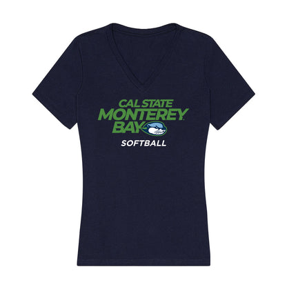 CSU Monterey Bay - NCAA Softball : Jaedyn White - Classic Shersey Women's V-Neck T-Shirt-0