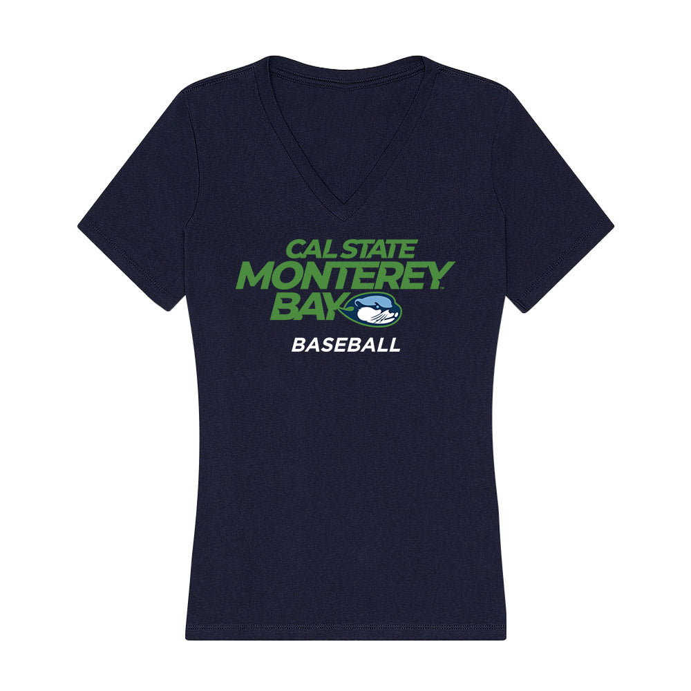 CSU Monterey Bay - NCAA Baseball : Holden Pimentel - Classic Shersey Women's V-Neck T-Shirt-0