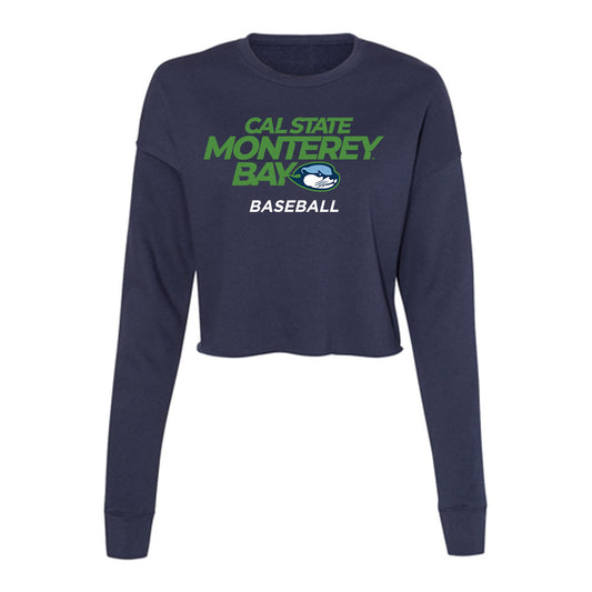  - NCAA Baseball : Aiden Caporale - Classic Shersey Women's Cropped Crew Fleece-0
