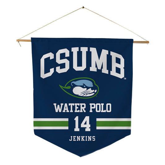 CSU Monterey Bay - NCAA Women's Water Polo : Catherine Jenkins - Pennant - 18" x 21"-0