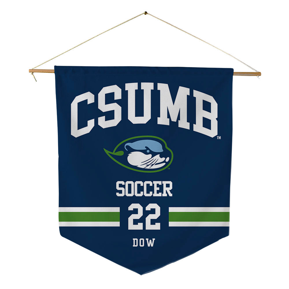 CSU Monterey Bay - NCAA Women's Soccer : Juliana Dow - Pennant - 18" x 21"-0