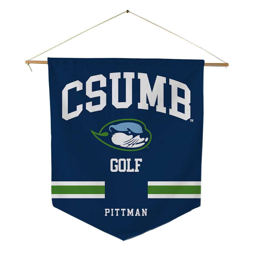 CSU Monterey Bay - NCAA Women's Golf : Morgan Pittman - Pennant - 18" x 21"-0