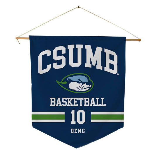 CSU Monterey Bay - NCAA Men's Basketball : Chol Deng - Pennant - 18" x 21"-0
