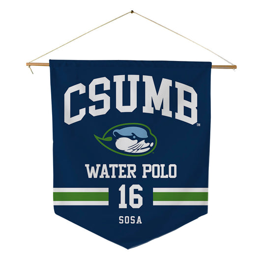 CSU Monterey Bay - NCAA Women's Water Polo : Emma Sosa - Pennant - 18" x 21"-0