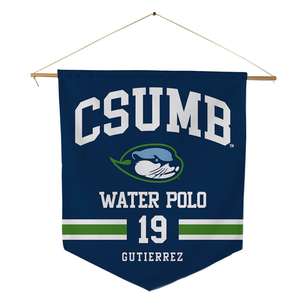 CSU Monterey Bay - NCAA Women's Water Polo : Olivia Gutierrez - Pennant - 18" x 21"-0
