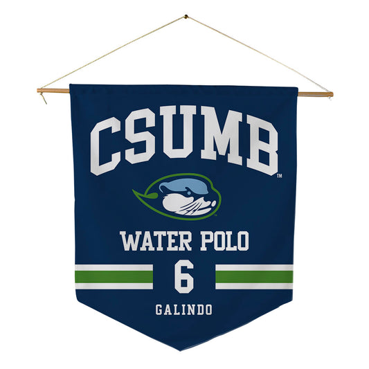 CSU Monterey Bay - NCAA Women's Water Polo : Nalani Galindo - Pennant - 18" x 21"-0