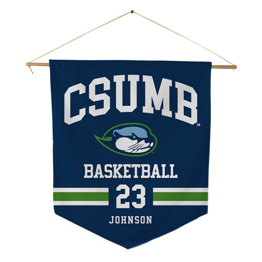 CSU Monterey Bay - NCAA Women's Basketball : Jolie Johnson - Pennant - 18" x 21"-0