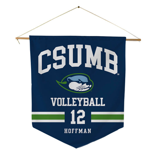 CSU Monterey Bay - NCAA Women's Volleyball : Gia Hoffman - Pennant - 18" x 21"-0
