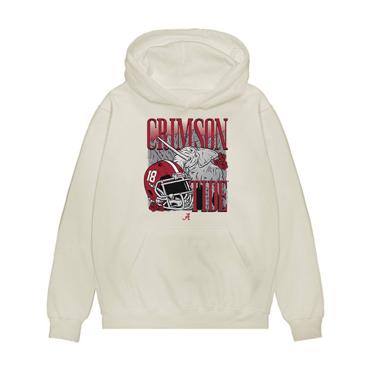 Alabama - NCAA Football : Mack Sutter - Vintage Football Sherseys Premium Hooded Sweatshirt-0