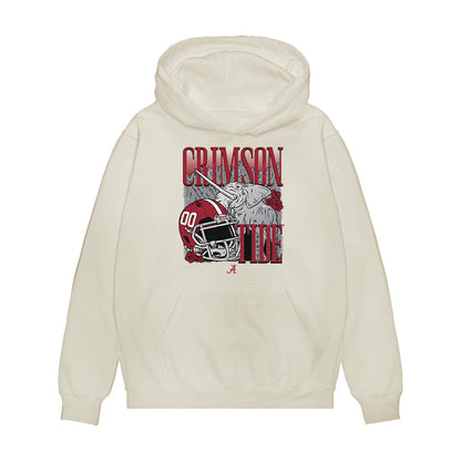 Alabama - NCAA Football : Kaleb Edwards - Vintage Football Sherseys Premium Hooded Sweatshirt-0