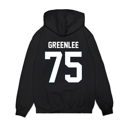 UConn - NCAA Football : Hill Greenlee - Vintage Helmet Premium Hooded Sweatshirt-1
