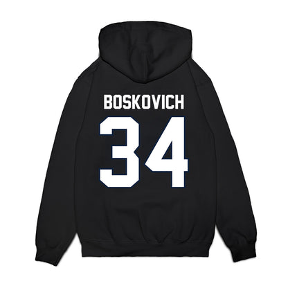UConn - NCAA Football : Carter Boskovich - Vintage Helmet Premium Hooded Sweatshirt-1