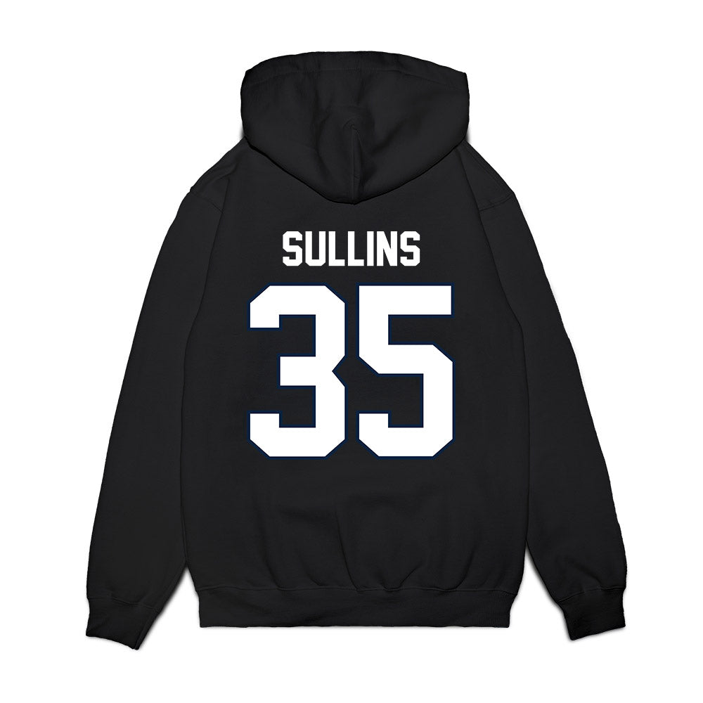 UConn - NCAA Football : Spencer Sullins - Vintage Helmet Premium Hooded Sweatshirt-1