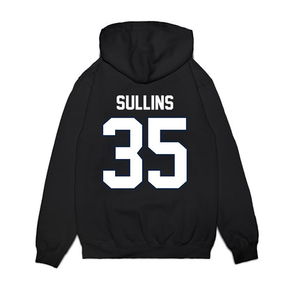 UConn - NCAA Football : Spencer Sullins - Vintage Helmet Premium Hooded Sweatshirt-1