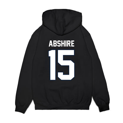 UConn - NCAA Football : Cam Abshire - Vintage Helmet Premium Hooded Sweatshirt-1