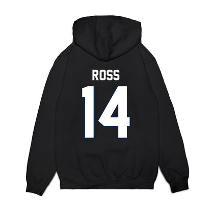 UConn - NCAA Football : Emanuel Ross - Vintage Helmet Premium Hooded Sweatshirt-1