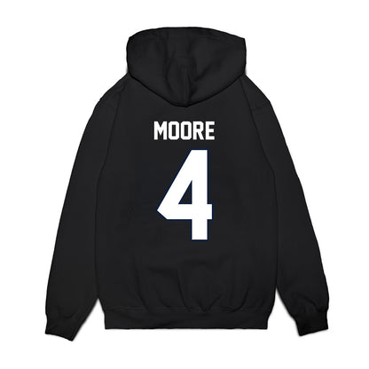 UConn - NCAA Football : Braedyn Moore - Vintage Helmet Premium Hooded Sweatshirt-1